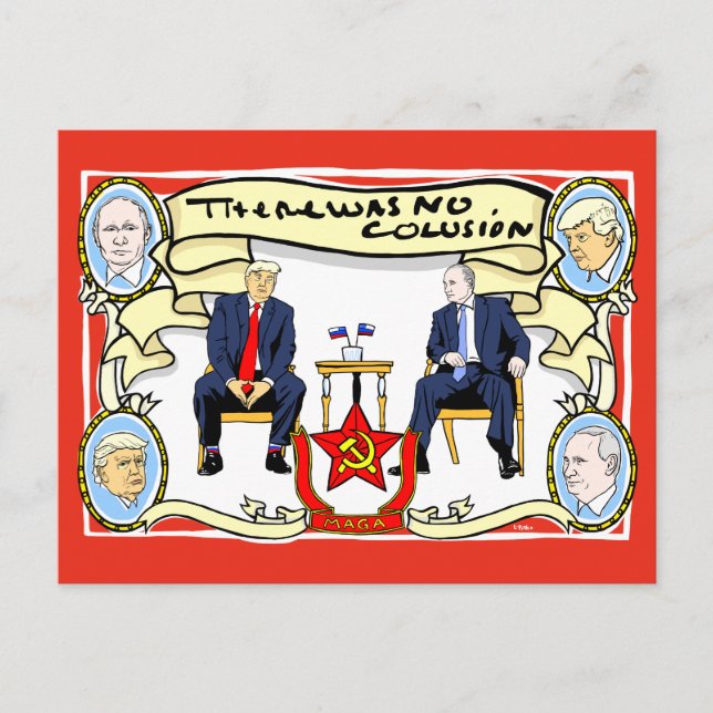 IL N'Y A PAS DE CARTE Postale Souvenir COLUSION (Devant)