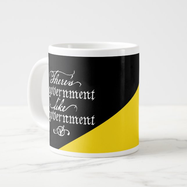 Il n'y a pas de gouvernement de jumbo Mug (Devant gauche)