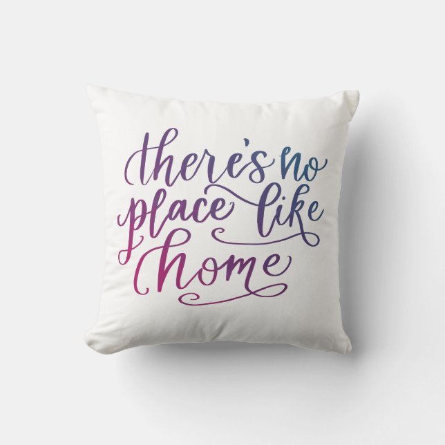 Il n'y a pas d'endroit comme le Coussin de lettres (Recto)