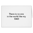 Il n'y a personne dans le monde comme ma carte de