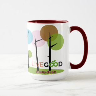 Il paie pour vivre bon pour la vie Café Mug