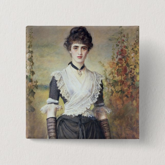 Il Penseroso 2 Inch Square Button (Front)