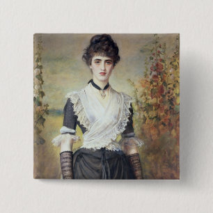 Il Penseroso 2 Inch Square Button