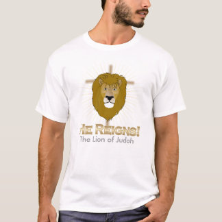 Il règne, le lion du T-SHIRT de Judah
