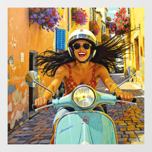 “Il riso del vento” (Laughter of the Wind) Window Cling