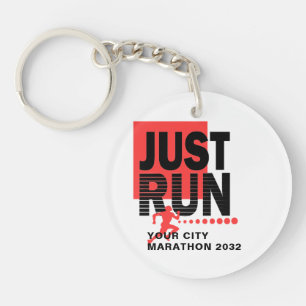 Il suffit de courir Red Marathon Coureur Course Da