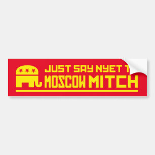 Il suffit de dire NYET à Moscou Mitch autocollant 