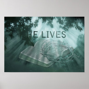 Il Vit Une Poster De Pâques