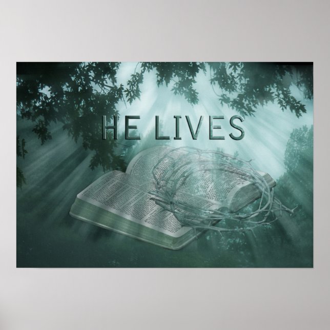 Il Vit Une Poster De Pâques (Devant)