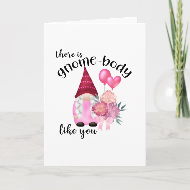 Il y a gnome body comme votre carte de vacances (Devant)