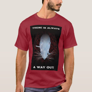 Il y a toujours une issue. T-Shirt rat et labyrint