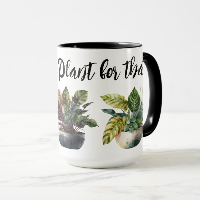 Il y a un Plante pour cette Mug (Devant droit)
