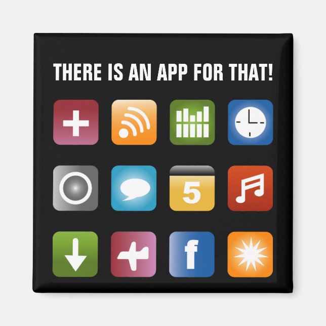 Il y a une application pour cet aimant | Conceptio (Devant)