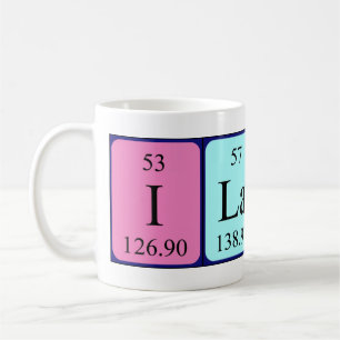 Ilann periodic table name mug