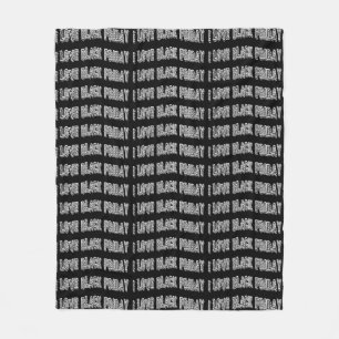 ILBF-Black-Stripe Fleece Blanket