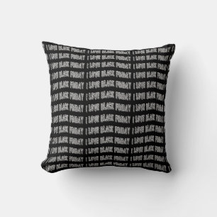 ILBF-BlackStripe Throw Pillow