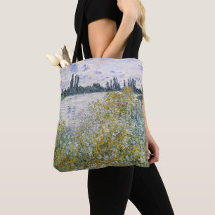 Île aux Fleurs near Vétheuil Tote Bag