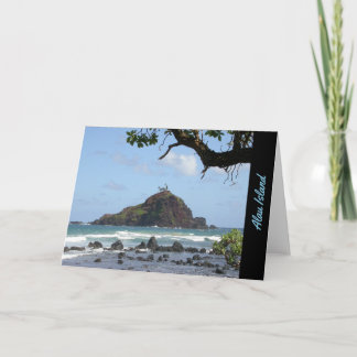 Île d'Alau, Hana, carte de voeux de Maui