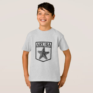 Ile d'Aruba - T-Shirt TAGLESS® pour enfants