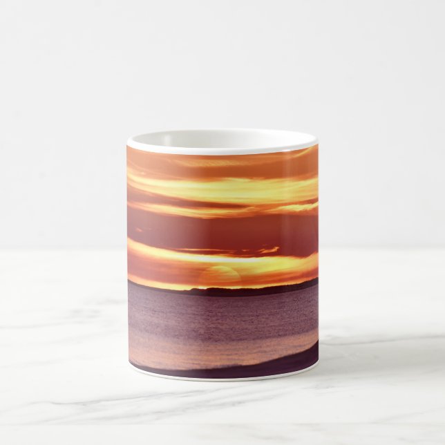 Île Dauphin, Alabama, Sunset Coffee Mug (Centre)