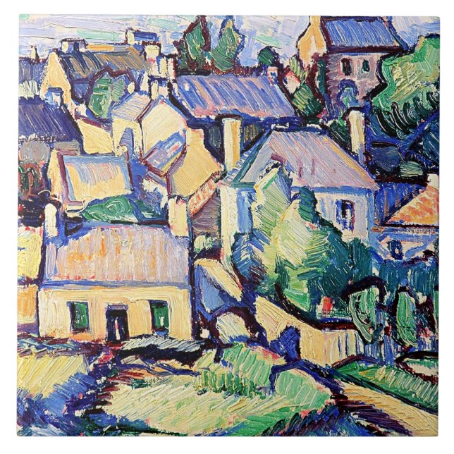 Ile de Brehat by Samuel Peploe, Tile (Front)