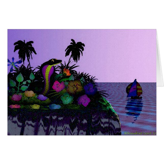 Île de carte de Naja (Devant horizontal)