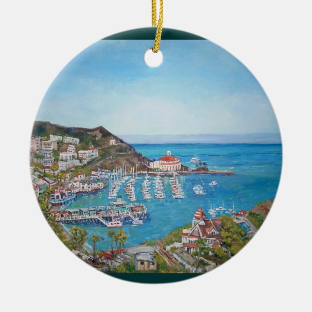 Île de Catalina - ornement de cercle (Devant)