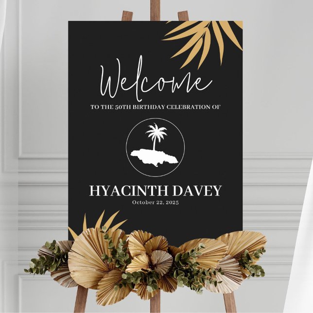 Île De Jamaïque Affiche de bienvenue (Créateur téléchargé)