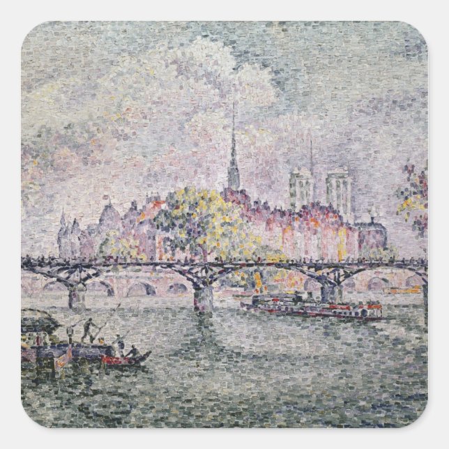 Ile de la Cite, Paris, 1912 Square Sticker (Front)