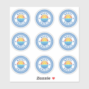 Ile de Naxos, Grèce Sticker à pack multiple