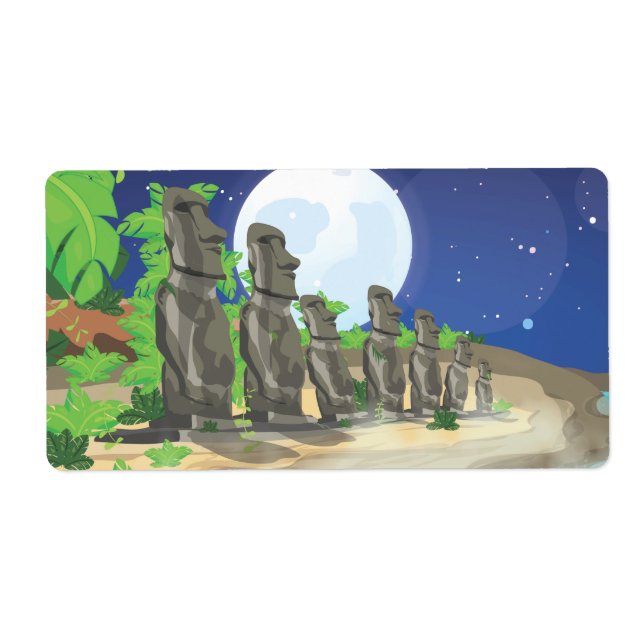 Île de Pâques Moai (Devant)