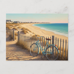 Île de Ré France Bicycle Postcard