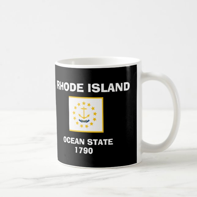 Île de Rhode * tasse de drapeau (Droite)