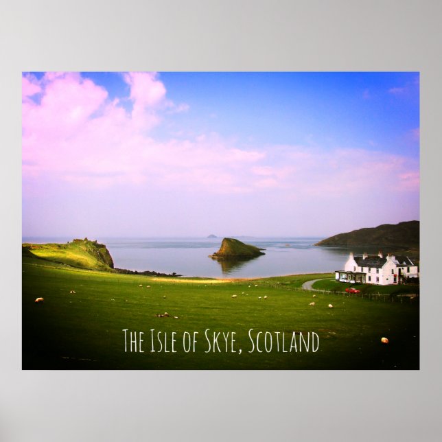 Île de Skye, Ecosse, belle affiche (Devant)