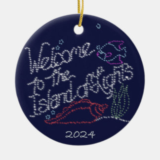 Île des lumières Ornement de Noël