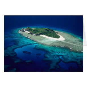 Île Eori, îles Mamanuca, Fidji - aérien