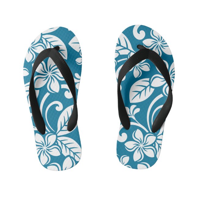 ÎLE PLUMERIA (BLEU CARAÏBES)Paire de tongs (Semelle)
