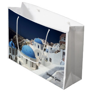 Île Santorini, sac de cadeau de la Grèce
