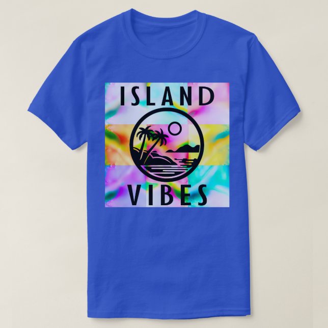 Ile tropicale Vibes PopArt TShirt (Design devant)
