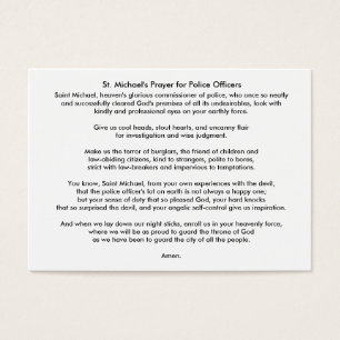 ILEFSA, Inc Referral / St Michael's Prayer Card