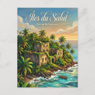Îles du Salut French Guiana Postcard