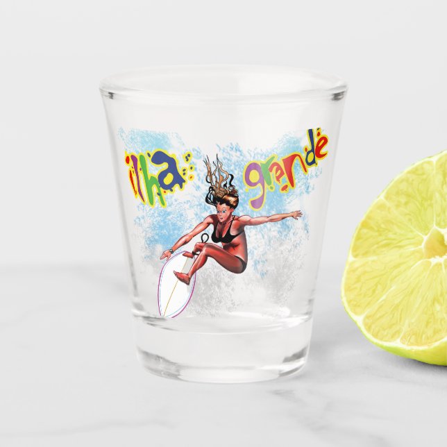 Ilha Grande Shot Glass (Front)