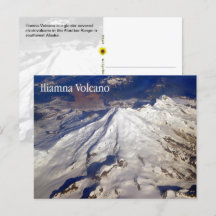 Iliamna Volcano, Aleutian Range, AK - postcard