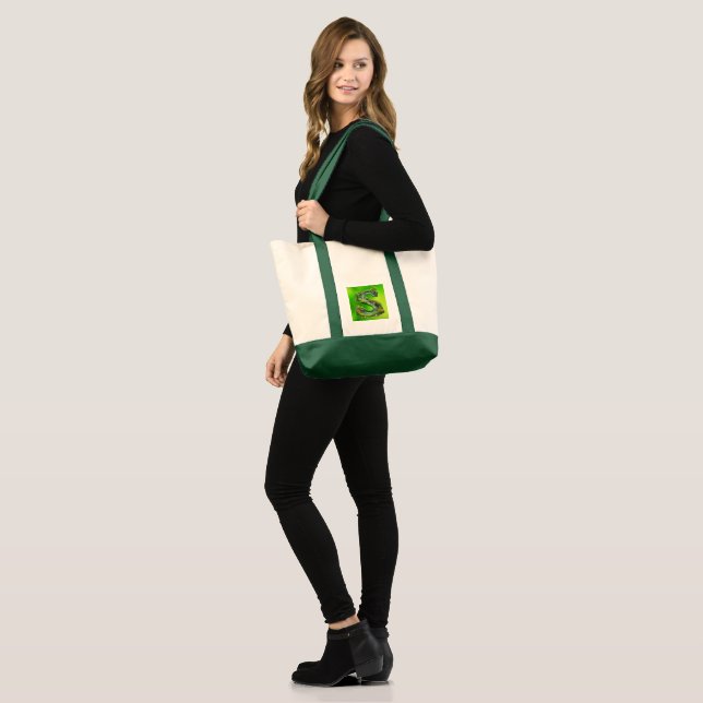 Iliustration of an "s" river tote bag (Front (Model))