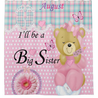 I'll be a Big Sister in August, Shower Curtain