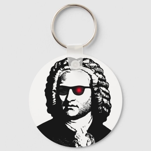 I'll Be Bach Keychain (Front)