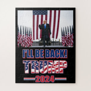 Ill Be Back Trump 2024 Jigsaw Puzzle