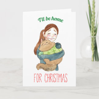 I'll be home for Christmas card