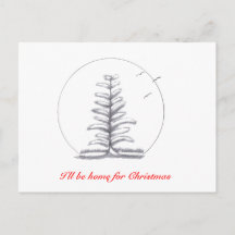 I'll be home for Christmas...Postcard