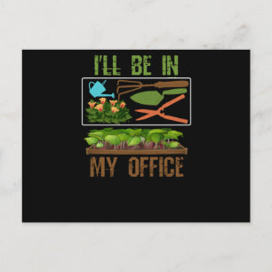 I'll Be In My Office Postcard